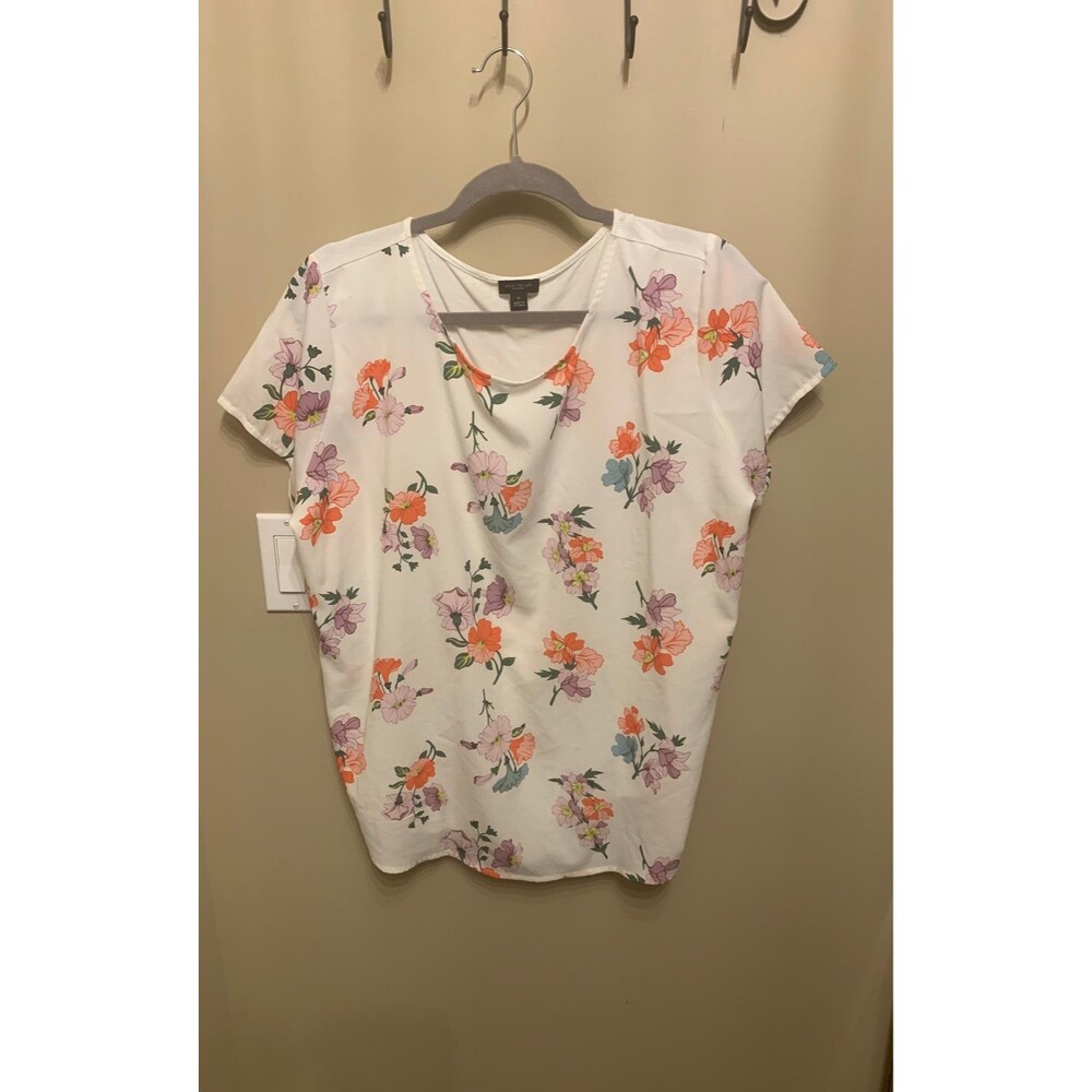 floral top Ann Taylor